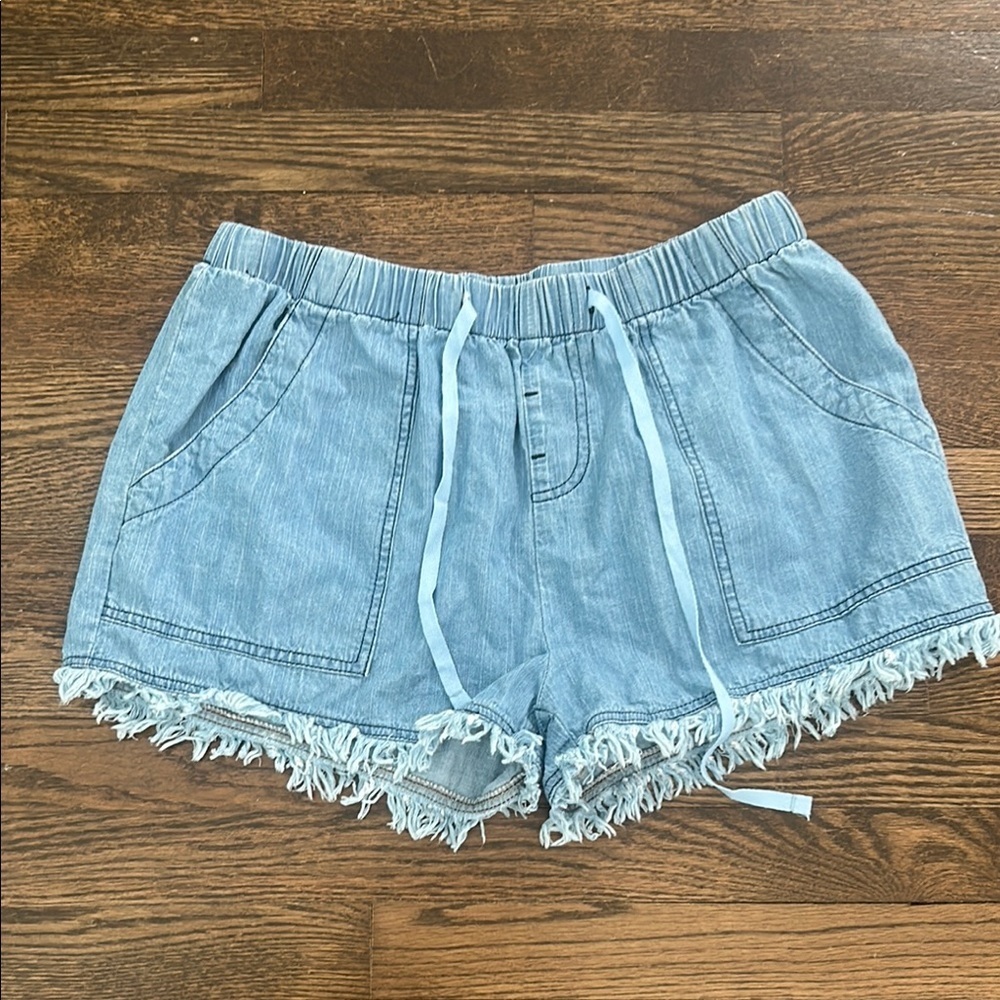 Women's Light Blue Jean Shorts